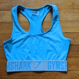 Sea Blue GymShark bra + legging set